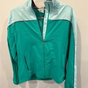 New Balance Women's Turquoise and Light Blue Ski Jacket